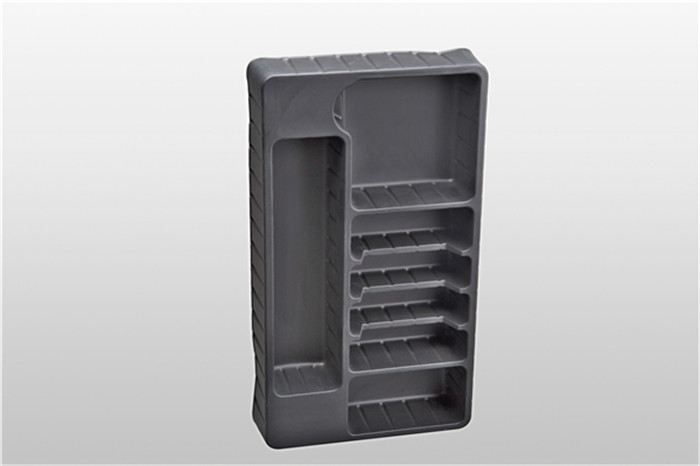 PS黑色永久防静电吸塑托盘 PS黑色永久防静电吸塑托盘